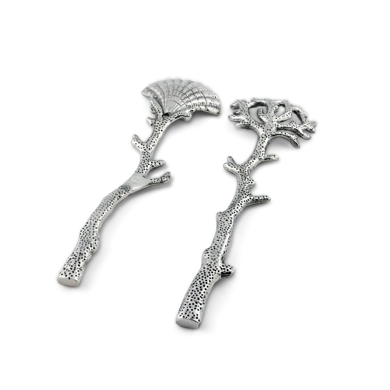 Coastal Salad Servers