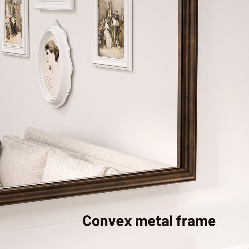 Miroir mural Arnott, 36 po x 24 po, Bronze Antique