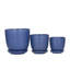 Ensemble de pots à fleurs d'intérieur en céramique 3 pièces Milomir-513766593
