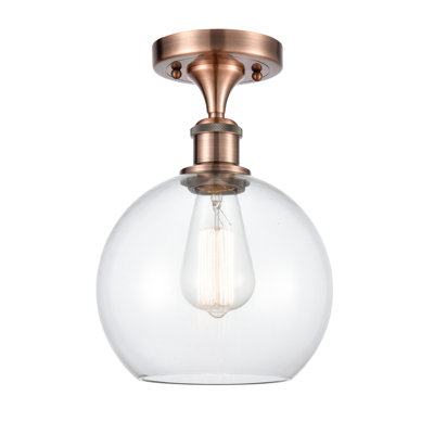 Plafonnier semi-encastré 1 lumière 8 po Cindi