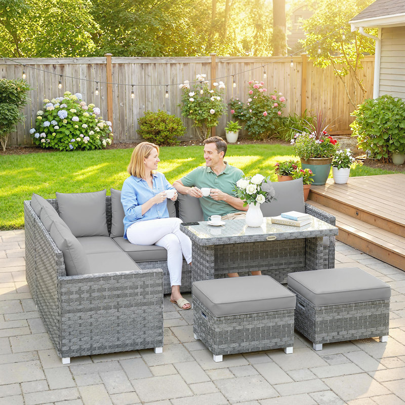 Rattan Sofa Set