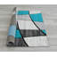 Tapis géométrique turquoise/gris Aftan-159365406