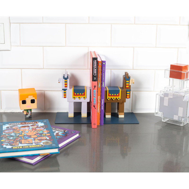 Minecraft 6-Inch Llama Bookends | Set of 2