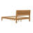 Mid-Century Modern Design Solid Rubberwood Bed Frame, No-Tool Quick Assembly Mortise And Tenon Structure-1848643980-1848643971