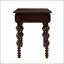 Table de bout en bois massif avec tiroir, table de bout étroite et facile à assembler pour le salon-1995215322