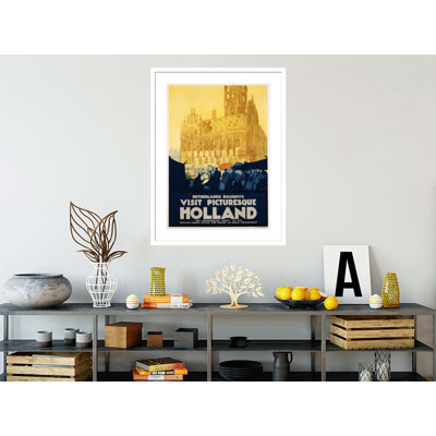 Visit Picturesque Holland Poster by Joseph Rovers -Framed Giclee Print