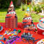 Lightning McQueen Party Blowers Glasses & Hats, 36 pcs Lightning McQueen Birthday Party Decorations Set