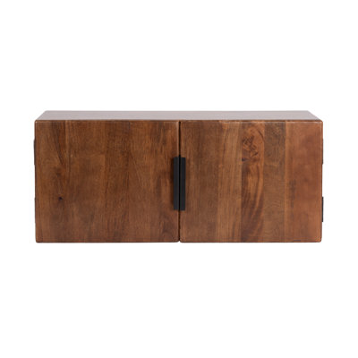 Warrick Floating Mango Wood Storage Cabinet