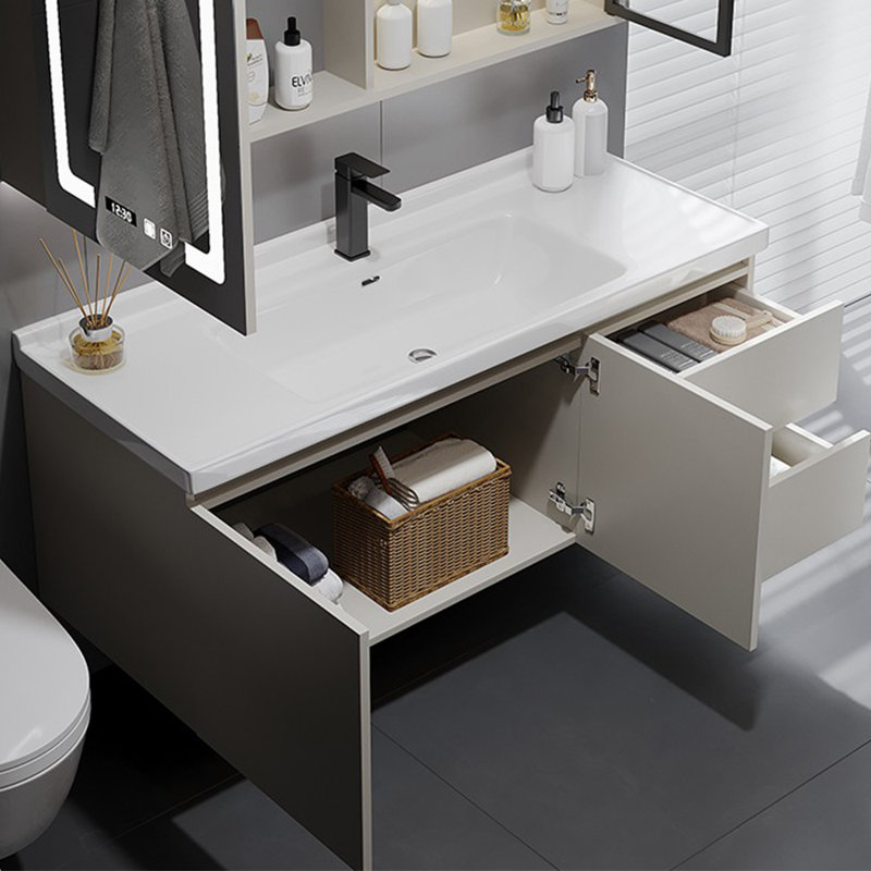 Simple modern style bathroom cabinet
