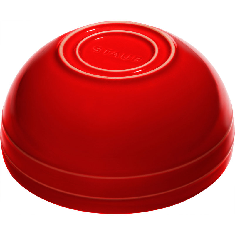 Ceramic 2 Piece Nested Mixing Bowl Set, Cherry