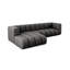 3 Seater Velvet Sectional
