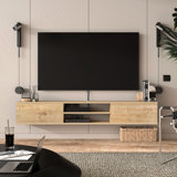 Bella Floating TV Stand Up to 80" TV's Modern Media