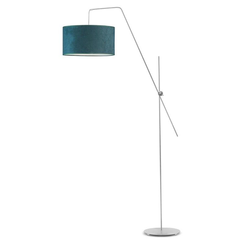 Lusa 176cm Arched Floor Lamp, Green