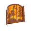 Rustic Lodge 2 - Light Flush Mounted Sconce