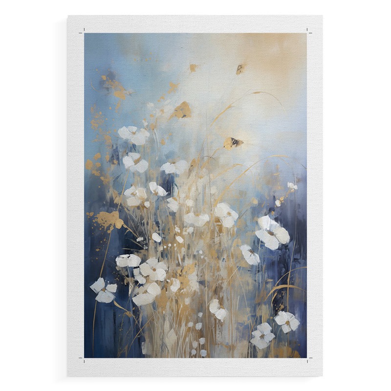 FLORAL Series CCDV - Impression sur toile seulement - NON-CADRE, H 60 po x l 40 po