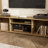 126"W Entertainment Center With Versatile Display And Concealed Storage