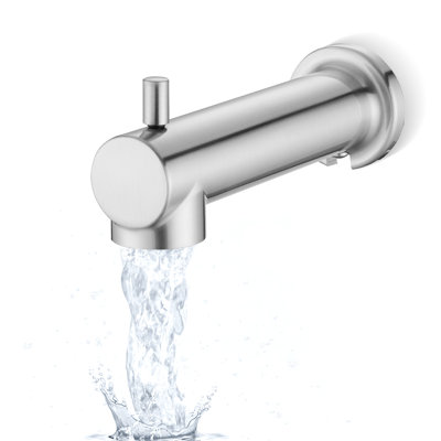 Wall Mounted Tub Spout Trim with Diverter