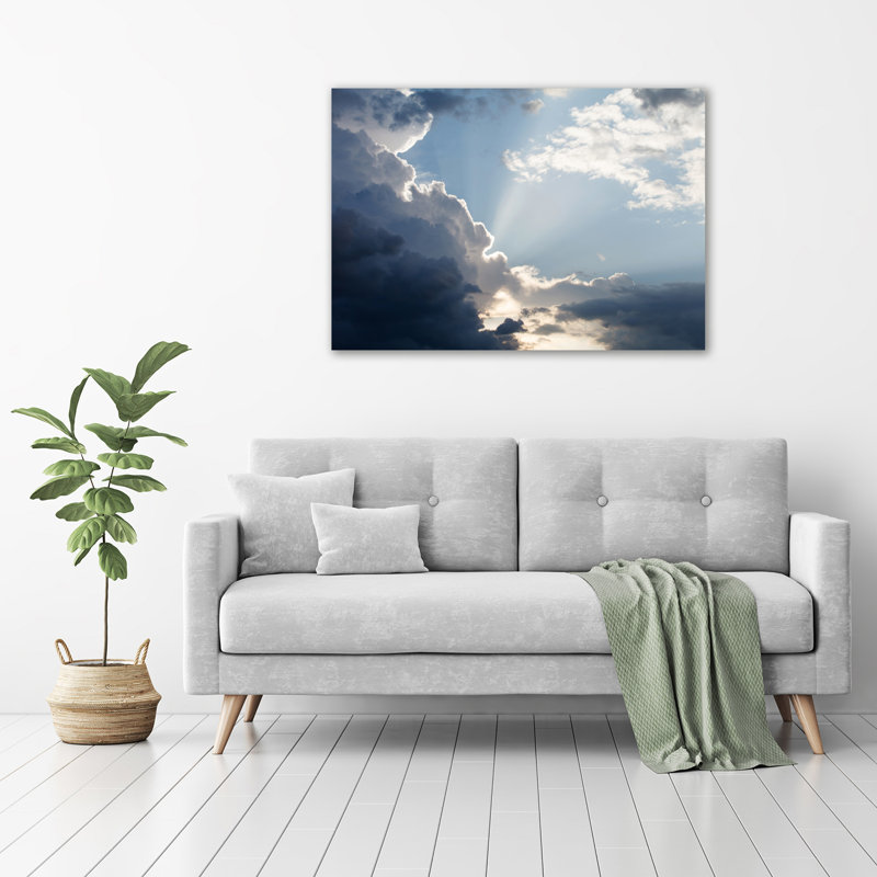Clouds In The Sky - Unframed Art Prints on Glass