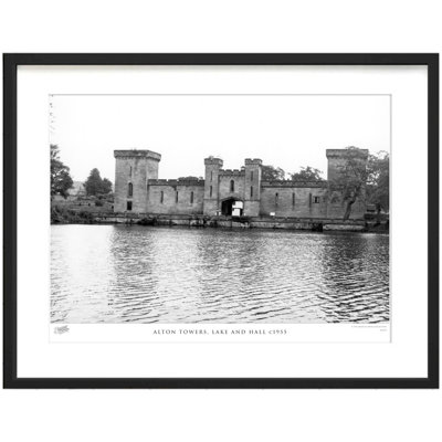 Alton Towers, Lake And Hall C1955 - Single Picture Frame Print