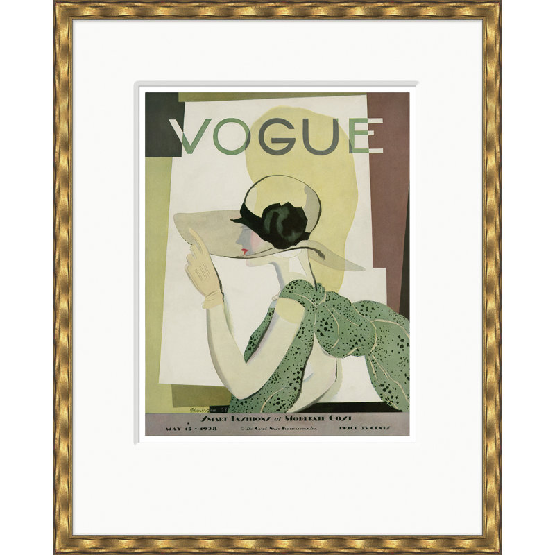 Housse Vogue, Smart Fashions, Pierre Mourgue, 15 mai 1928, Doré