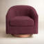 Fauteuil demi-tonneau pivotant Bennett-2095504544
