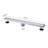 32 Inch Linear Shower Drain With Removable Cover, 304 Stainless Steel Shower Floor Drain With Hair Strainer And Leveling Feet-122460863