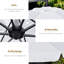 Parasol en porte-à-faux 104,4 po Hemion