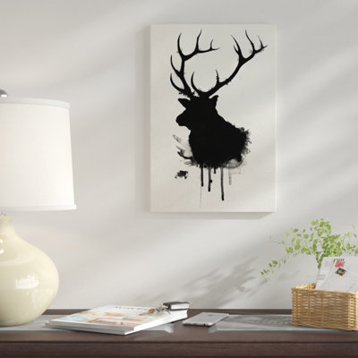 «Elk» par Nicklas Gustafsson - Estampe numérique sur toile tendue avec châssis
