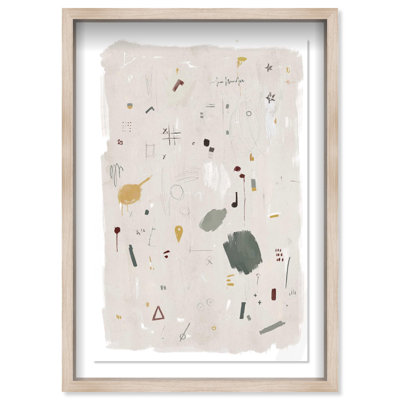 Oliver Gal Pieces of Me Abstract - Luxury Shadowbox Framed Wall Art