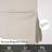  Linen 100% Blackout Roman Shade for Doors, No Drill Cordless Thermal Insulated French Door Curtain, Adhesive Top & Magnetic Lift Privacy Door Window Curtain, 1 Panel-1293457892-1293457890