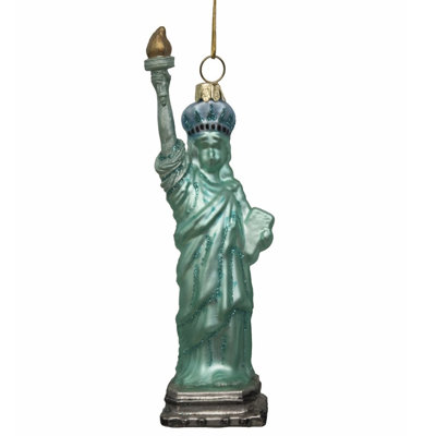 6.2'' Glass Hanging Figurine Ornament
