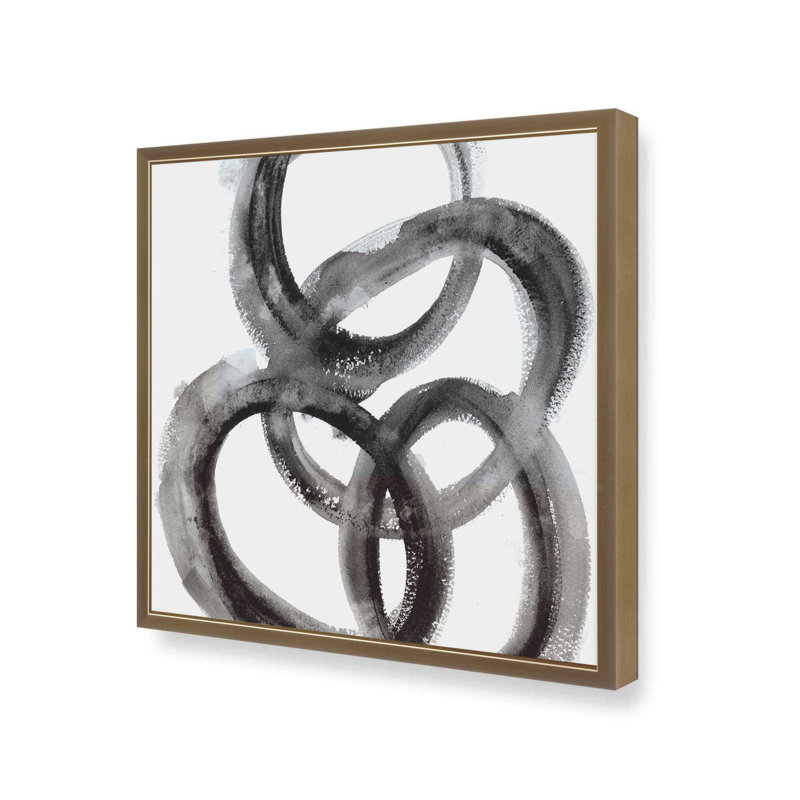 Impression sur toile entrelacée, H 13,75 po x l 13,75 po, Or brossé