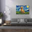  «Labrador Retriever Starry Night» par Rich Monet, art mural sur toile, 60 po x 40 po-130694964