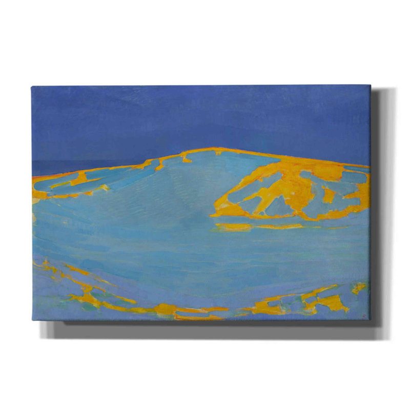 «Summer, Dune in Zélande, 1910» par Piet Mondrian, estampe numérique sur toile, H 18 po x l 26 po x P 0,75 po