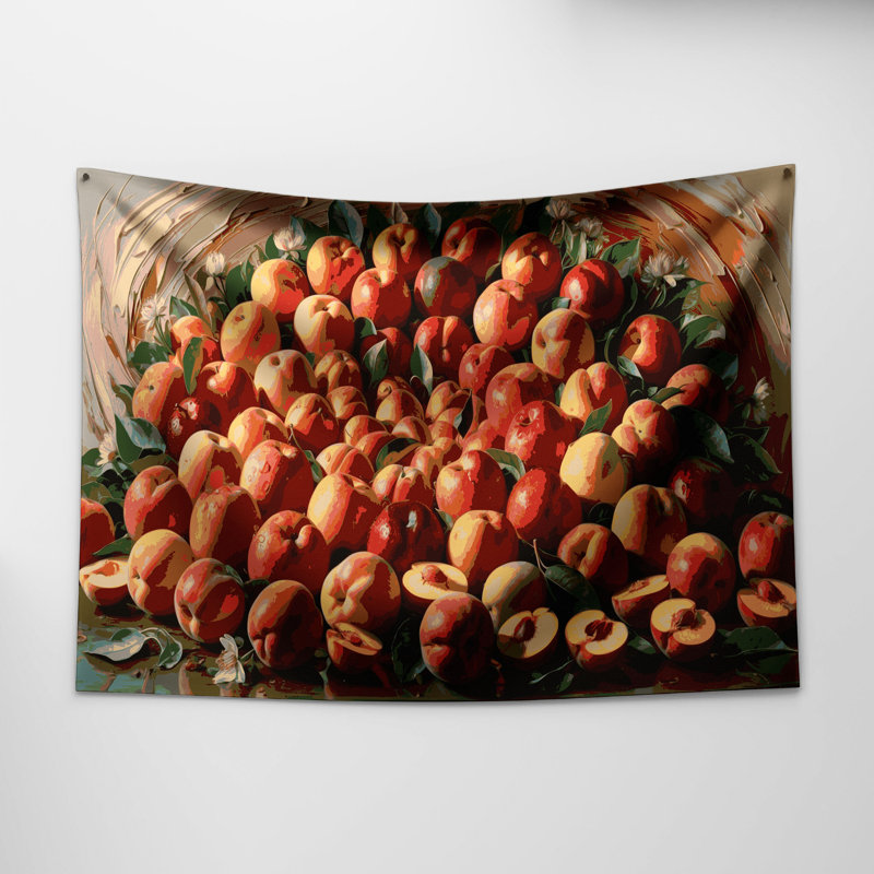 Tapisserie murale Fruit Nectarine, 68 po x 80 po