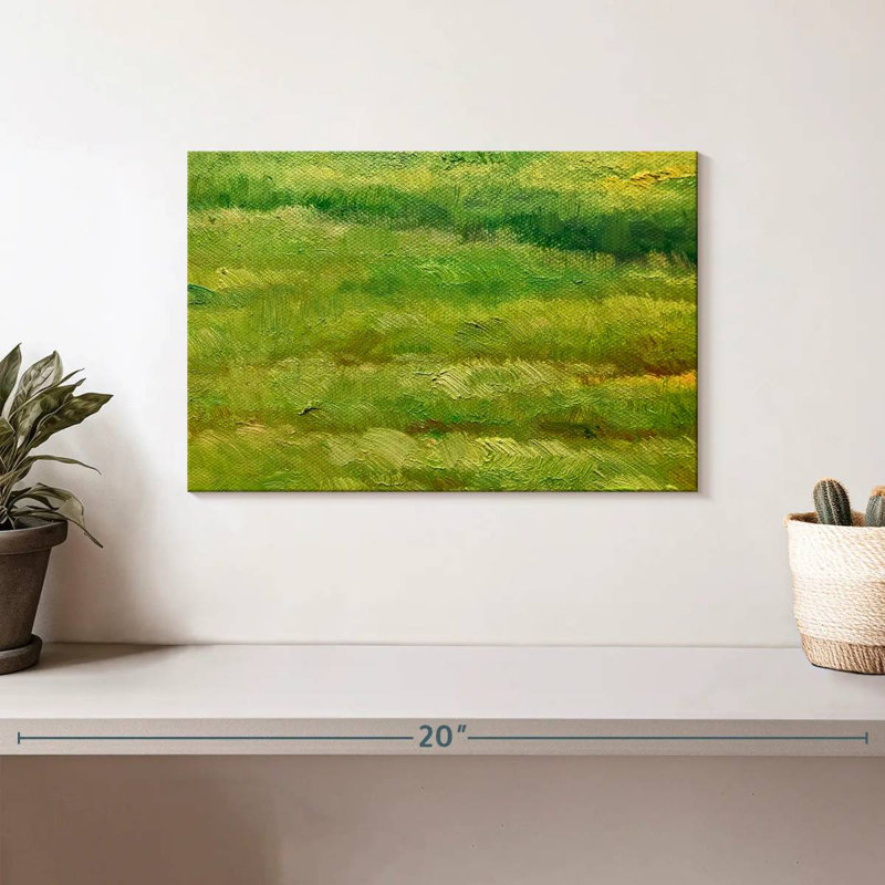 Avery Green Fields, 8" H x 12" W
