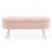 43.5-Inch Flannel Oval Storage Ottoman Bench With Metal Legs-1406882142