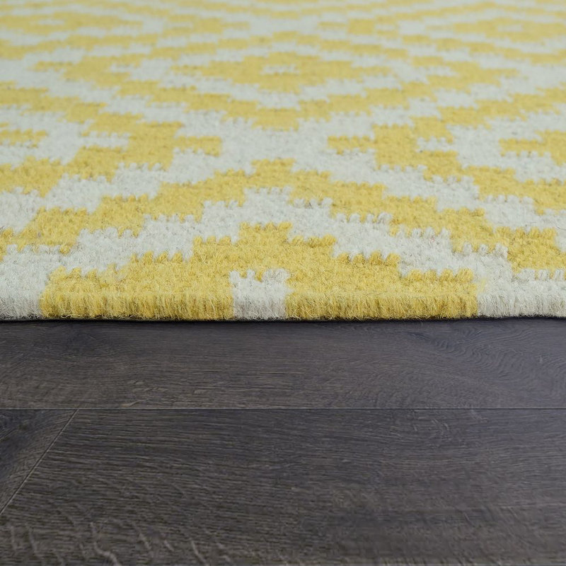 Evangeline Geometric Hand Woven Area Rug, Rectangle 120cm  x 170cm