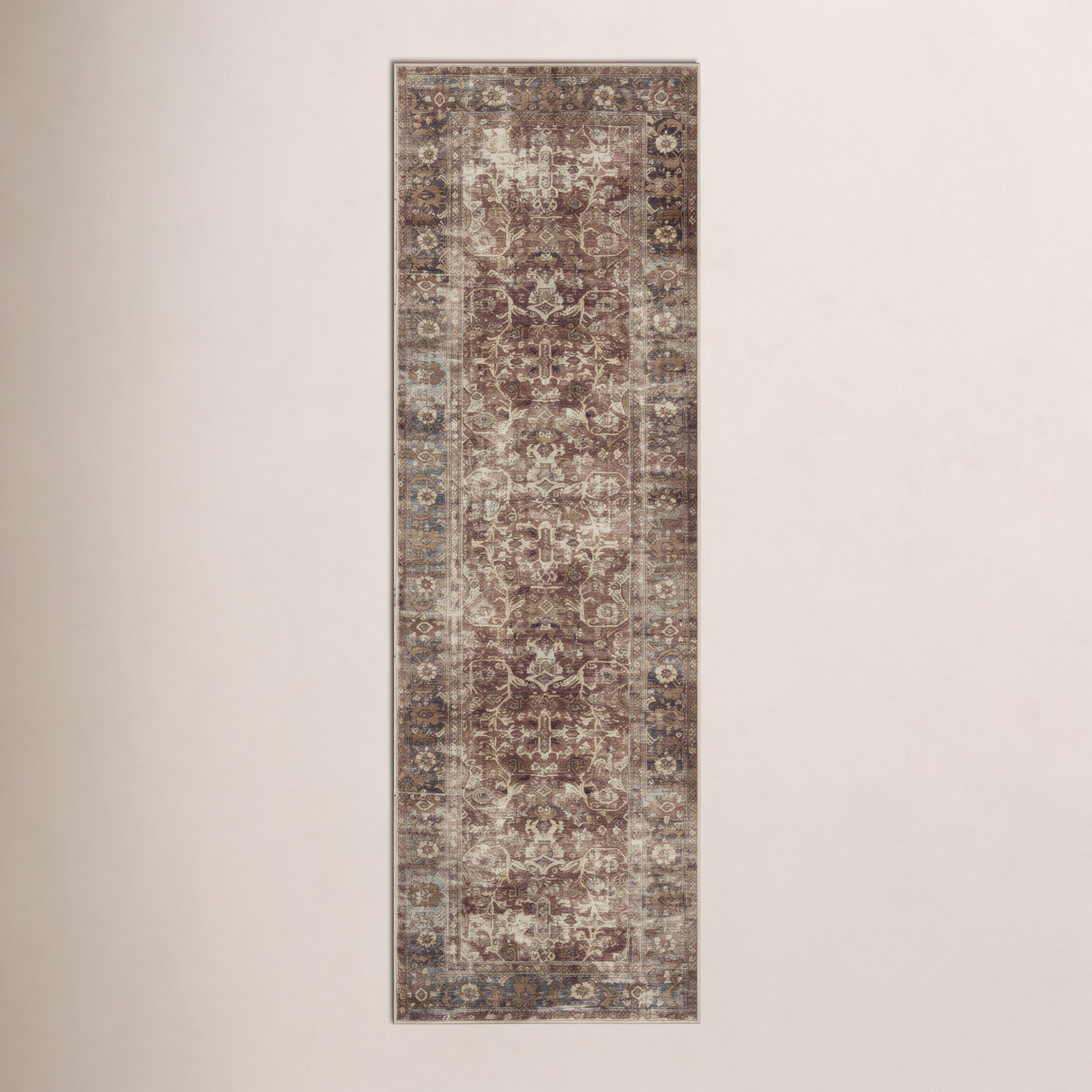 Magnolia Home by Joanna Gaines x Loloi Rust Rug, Runner 2'3" x 11'6"