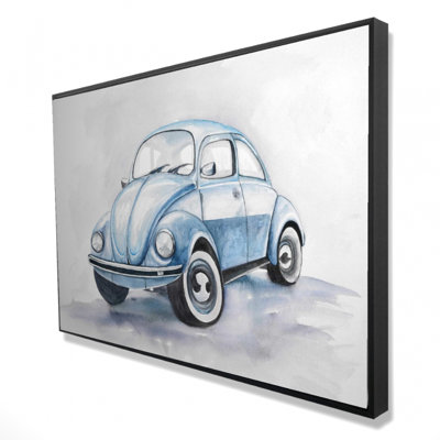" Beetle Blue Car "