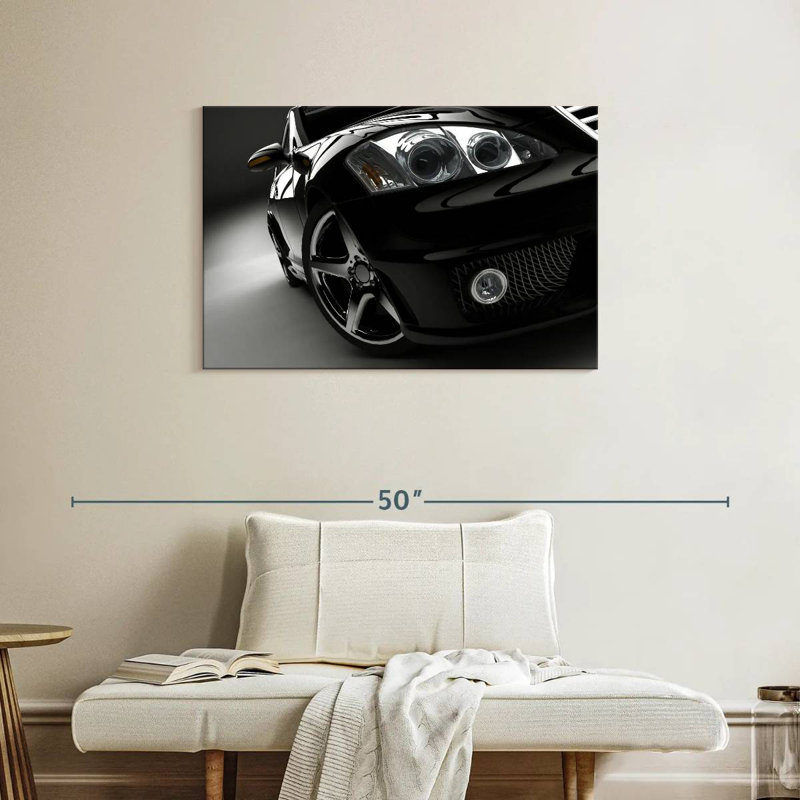 Mehar Black Car Headlights, 24" H x 36" W