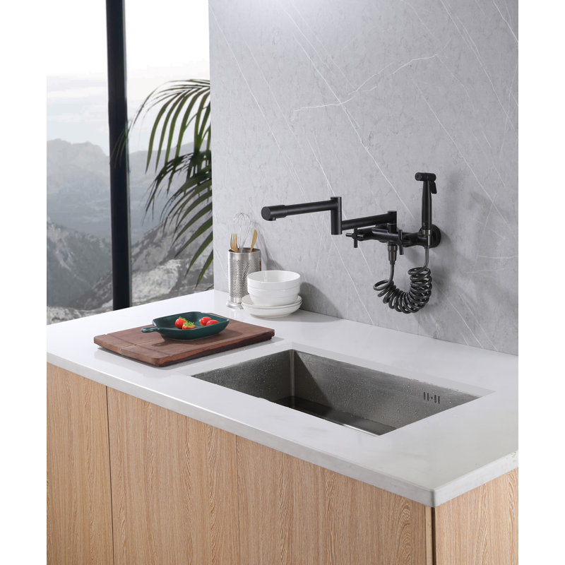 Remplisseuse de pot extensible, Noir mat