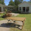 Table de salle à manger portative pliable en bois multifonctionnelle, Naturalindoor et Outdoor Universal, naturel