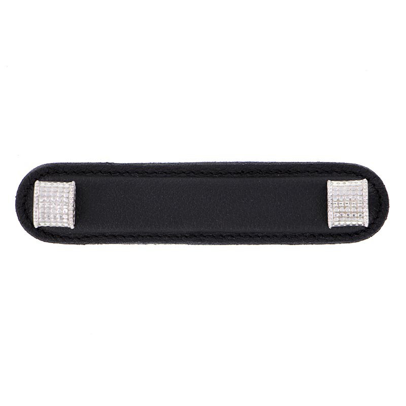 Tiziano 5" Center to Center Bar Pull, Polished Silver, 4"