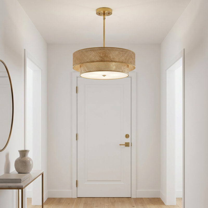 Lampe tambour moderne Boho