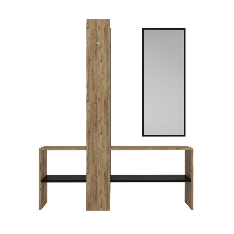 Hambly Hall Tree 100cm Wide with Bench and Shoe Storage