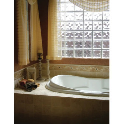 Yvette 72'' x 41.75'' Air Acrylic Bathtub