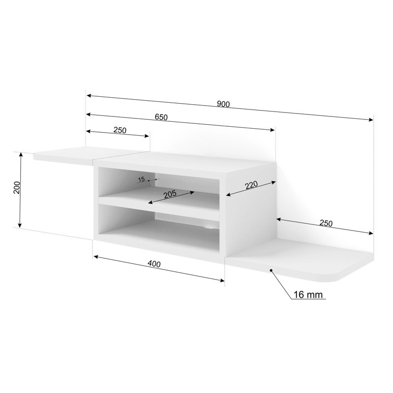 Mihaica HiFi Rack, White