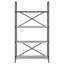 Bookshelf Engineered wood Modern Rectangular Shelving Unit Living Room-400222323