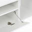 Console Delozier, table de canapé, table de foyer avec portes à pousser-905410191